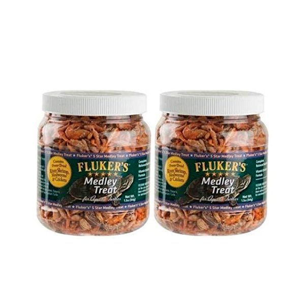 Fluker's Labs (2 Pack) Aquatic Turtle Medley Treat Food