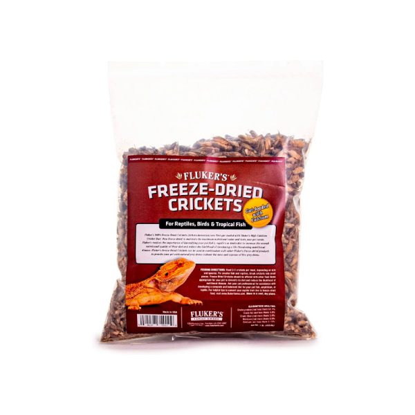 Fluker's Freeze Dried Crickets for Reptiles - 1 lb Value Pack